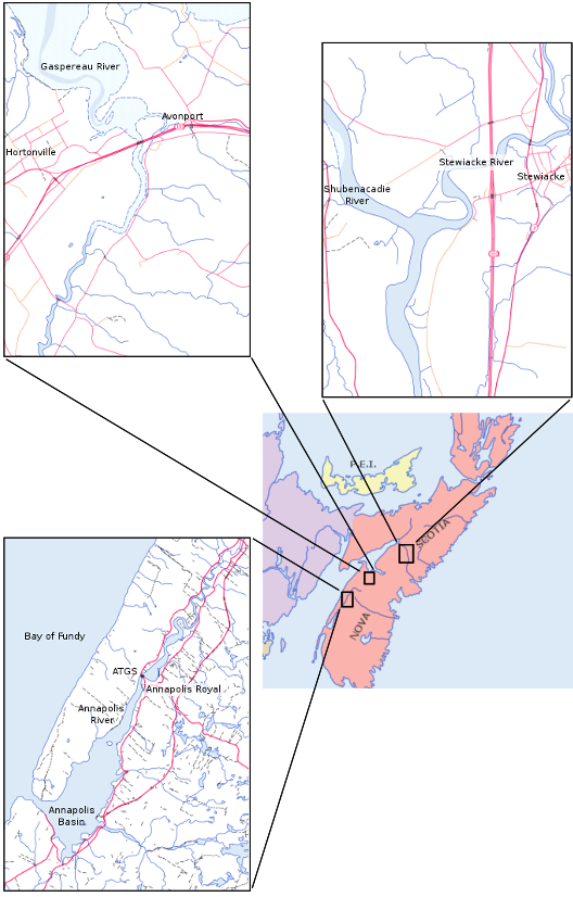 Study Areas Striped Bass Research Team