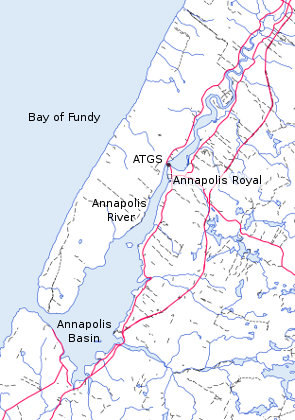 Location of the study area. A) The Fundy Basin and location of the